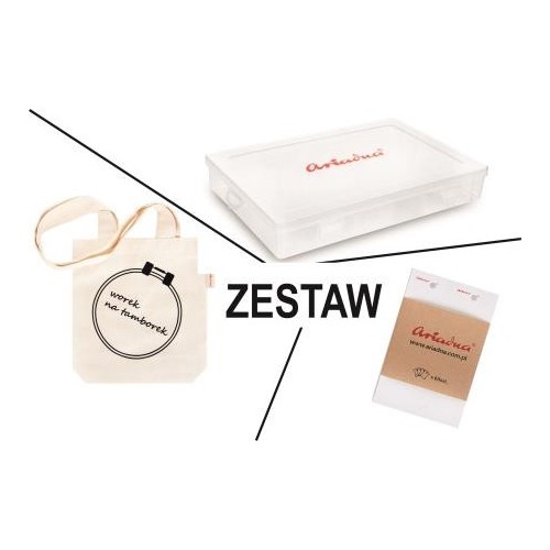 Zestaw: organizer + bobinki + torba