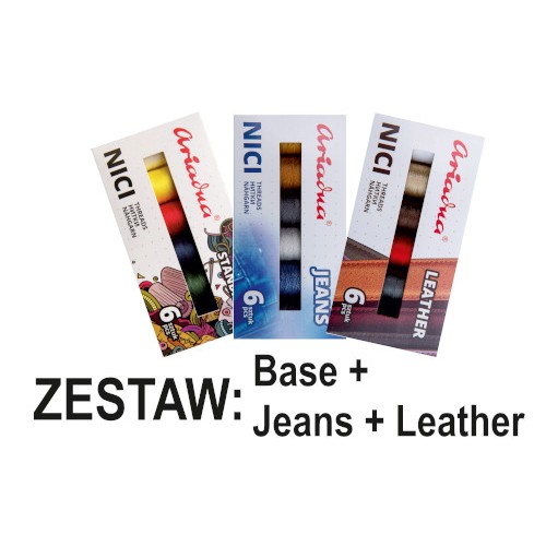 Zestaw - Base + Jeans + Leather