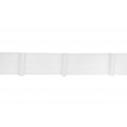 Taśma poliestrowa biała "POJEDYNCZA FAŁDA", szer. 50 mm,...