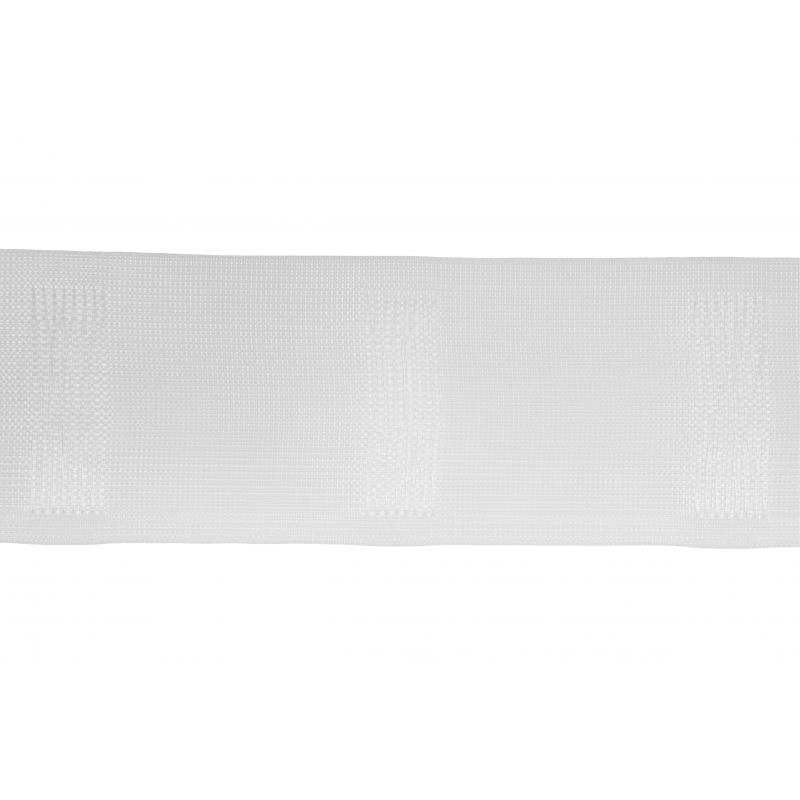 Taśma transparentna "GŁADKA" na karnisz, szer. 100 mm, FT100-1K-1C3