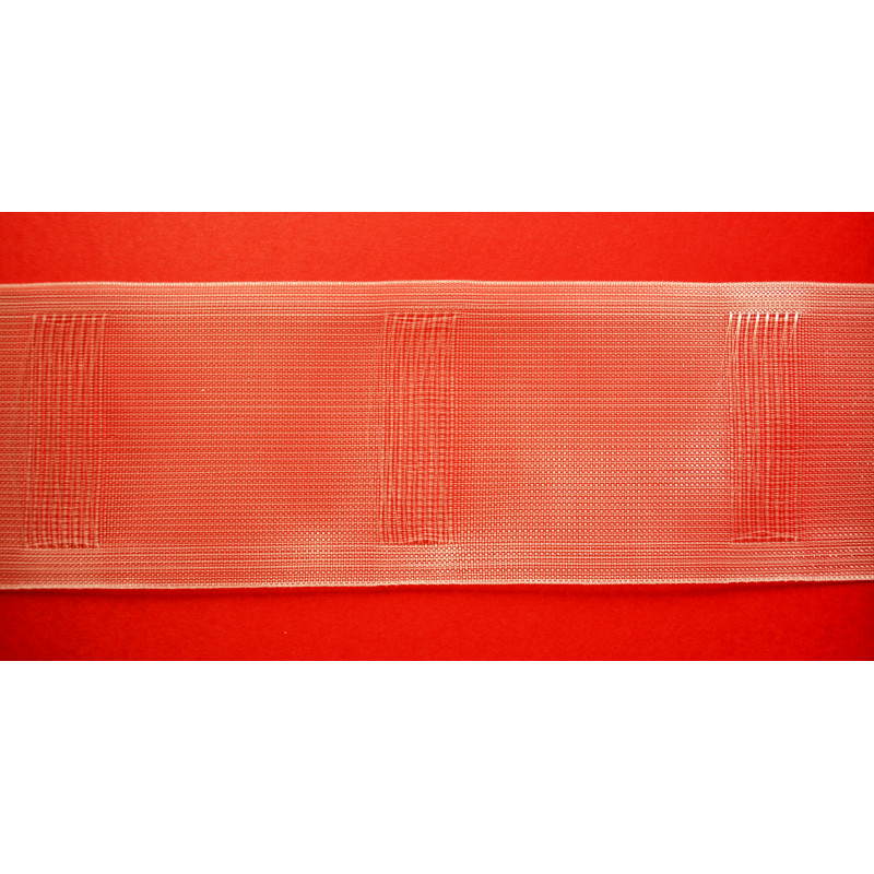 Taśma transparentna "GŁADKA" na karnisz, szer. 50 mm, FT050-1K-1C3