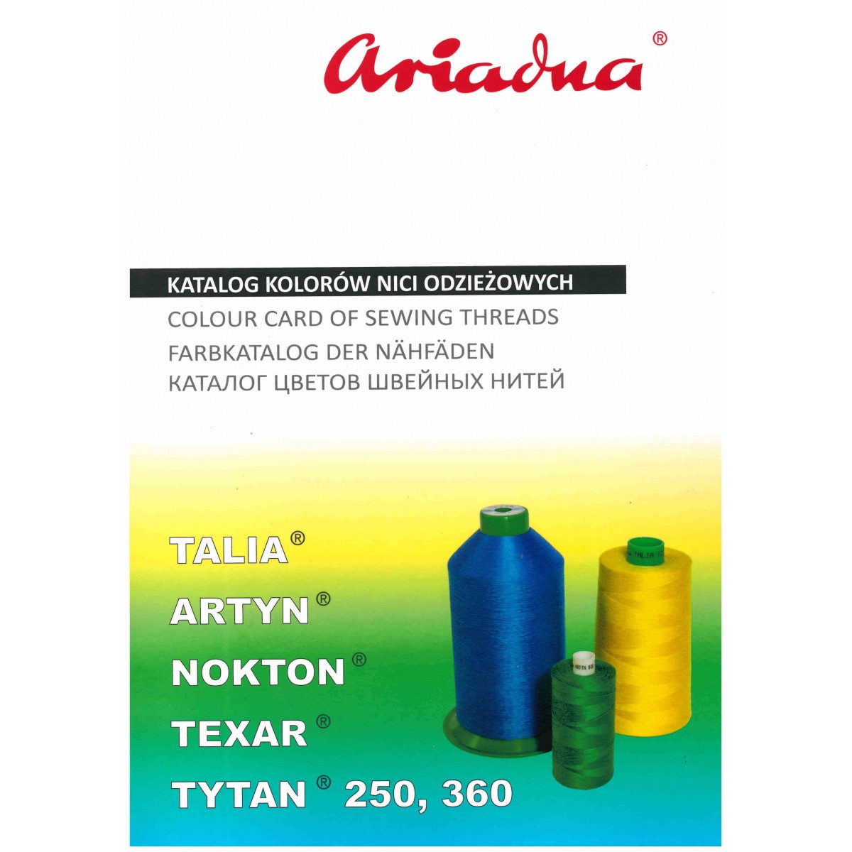 Katalog kolorów nici Talia-Artyn