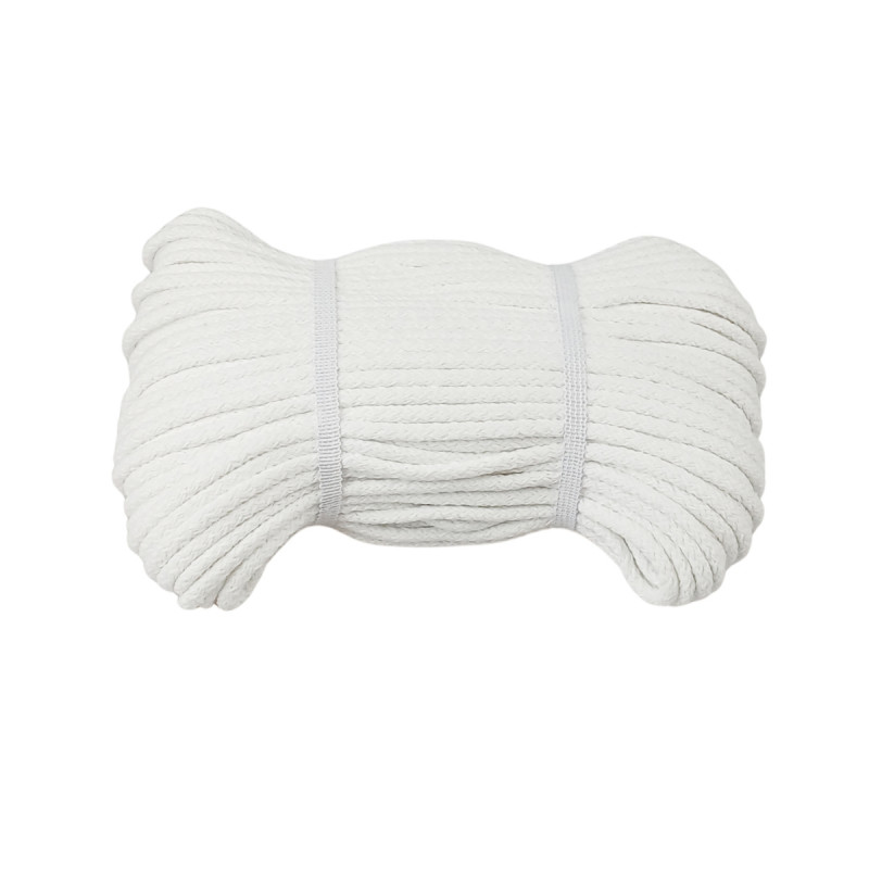 Sznurki bawełniane ø5 mm z rdzeniem - Rolka 50m