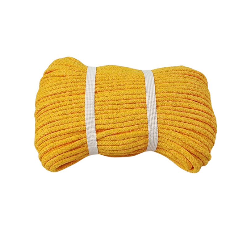 Sznurki bawełniane ø5 mm z rdzeniem - Rolka 50m