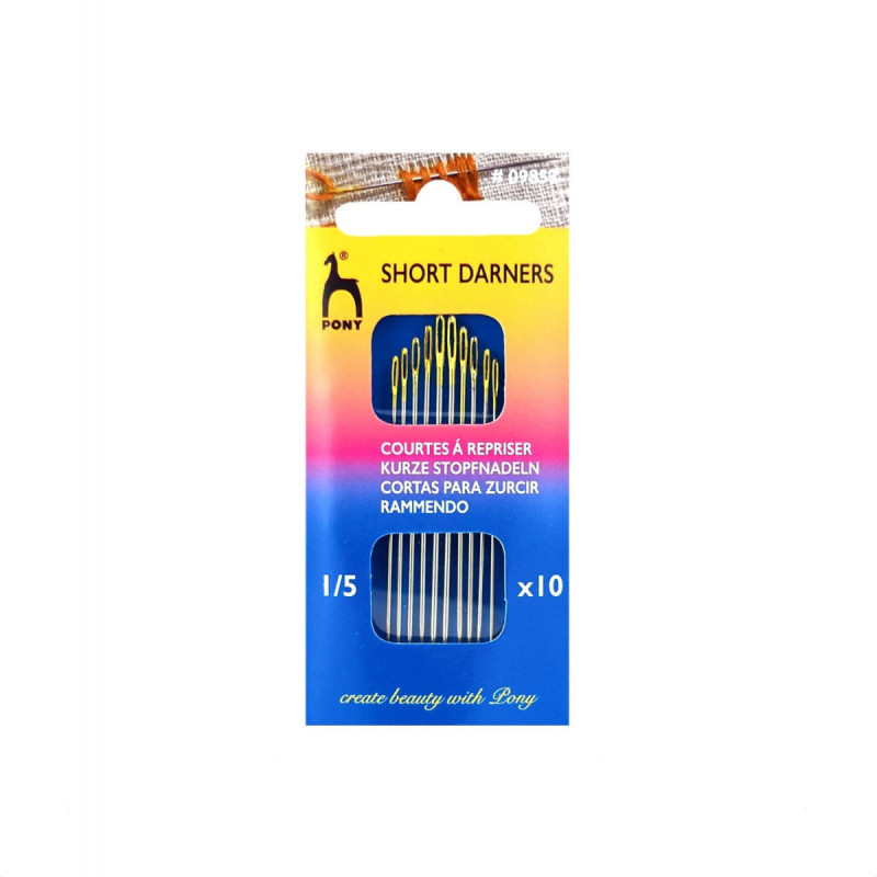 Igły do ręcznego cerowania PONY - rozm.1/5 - 10szt./opak.