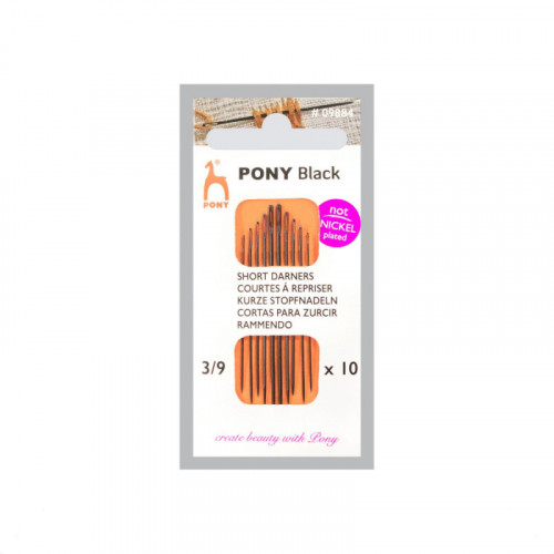 Igły do szycia ręcznego PONY - BLACK - rozm.3/9 -...