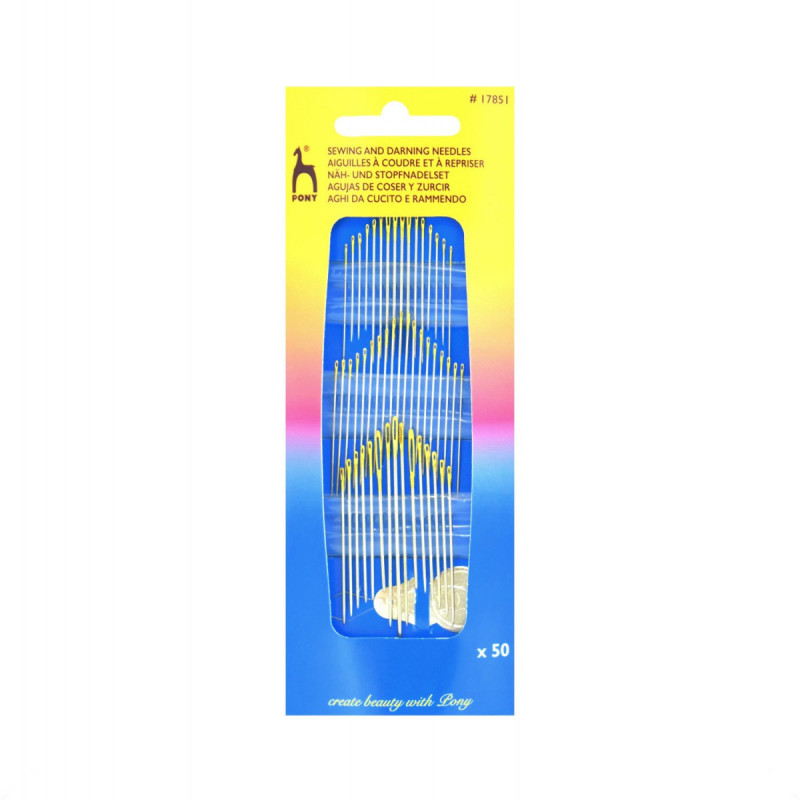 Igły do szycia ręcznego PONY - 50szt./opak.