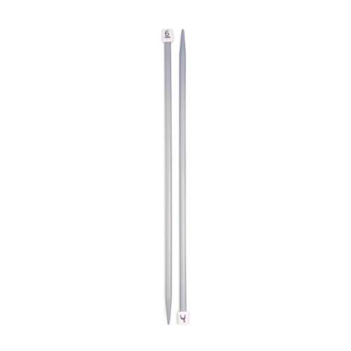 Druty proste plastikowe PONY - 6,00 mm x 35 cm  para/opak.