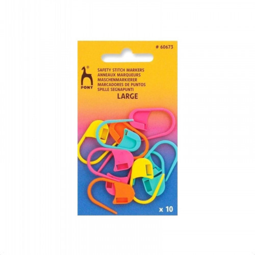 Znaczniki oczek PONY - agrafka (duża) - 10szt./opak.